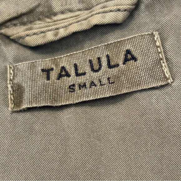 Aritzia Talula women’s olive army green military trooper coat in size small - Picture 8 of 10